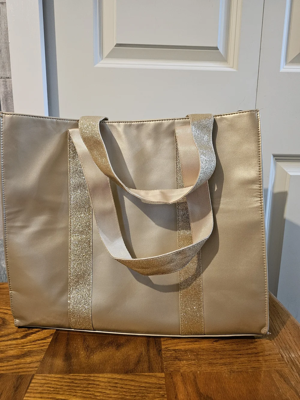 Jimmy Choo Parfums XL Gold Tote Bag